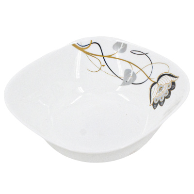 Салатник КВАДРО 15*15см 550мл (стеклокерамика)