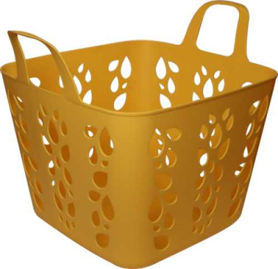 Корзина универсальная SMART SOLUTION 25л оливковый (то)