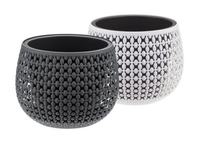 Кашпо ПИРУЛА D175мм 1,5л с вставкой (175 × 175 × 140 мм) (то)