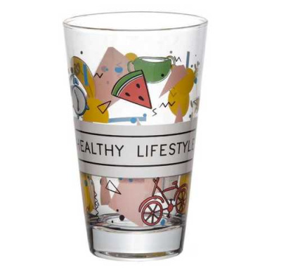 Стакан ХЭЛФИ ЛАЙФСТАЙЛ (р.28995) 400 мл 7цв.