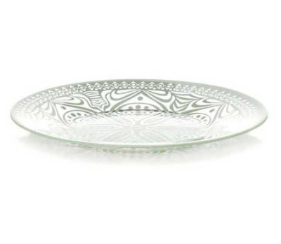 Тарелка упроч. БОХО 195 мм (цв.зеленый) (рис.31751/A)