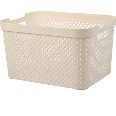 Корзинка STOCKHOLM 350х270х203мм 15л молочный туман (то)