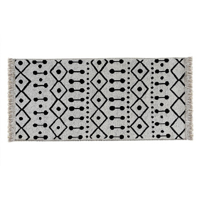 Коврик Kilim GOLD из хлопка 80*150 серый, Турция