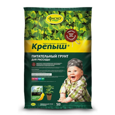 Грунт Рассадный питательный Крепыш 50л 