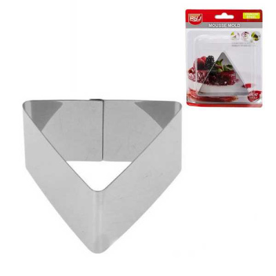 Форма для выпечки ТРЕУГОЛЬНИК 7см (нерж сталь)