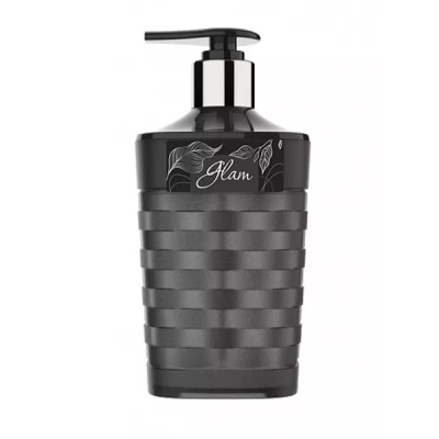 Диспенсер для жидкого мыла Glam (графит) (то)