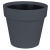 Горшок Протея 9л с черной вкладкой Антрацит
