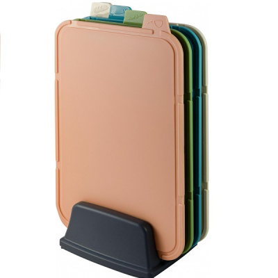 Набор досок разделочных Plast Team Stockholm на подставке 4шт микс (то)