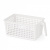 Корзина для хранения "Элио" с ручкой (белый)(то)