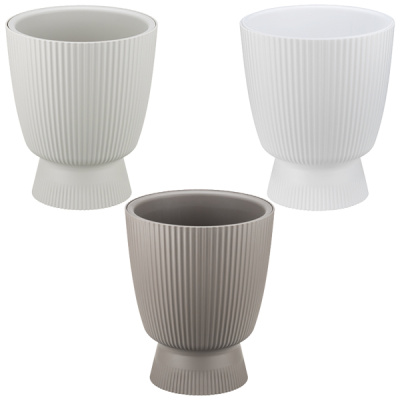 Кашпо ВЕЛЬВЕТ со вставкой D220 мм 3,7л (то)