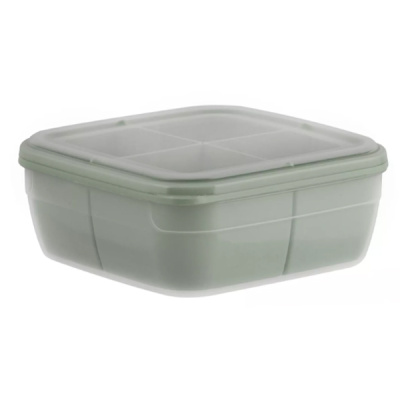 Контейнер для СВЧ 2,2л квадратный (менажница)(то)