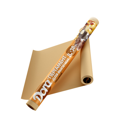 Пергамент для выпечки бурый 38см х 8м Dora        