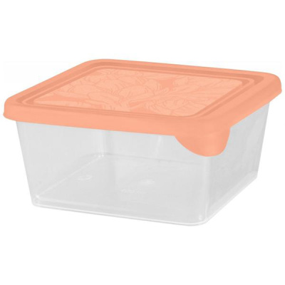 Контейнер для прод. HELSINKI Artichoke 0,45л квадр. персиковая карамель (то)