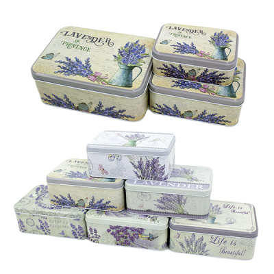 Набор банок для сыпучих продуктов 3шт (12*9*4см / 15*10*6см / 19*13*7см)