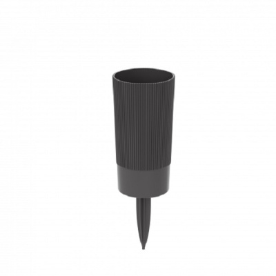 Ваза под срезку с колышком 100х100х315мм "Версаль" (графит)