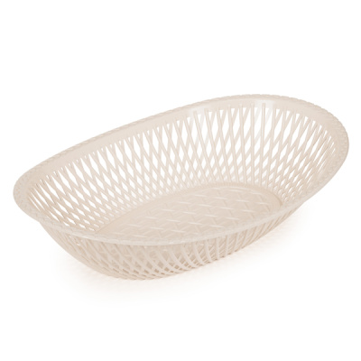 Сухарница овальная большая 30х6 см(бежевый)  (то)
