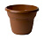 Горшок "Милано", D17, с поддоном 1,6л терракотовый (то)