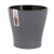 Горшок цв. для орхидеи 2,2л "Лея" двойной (серый)(то)