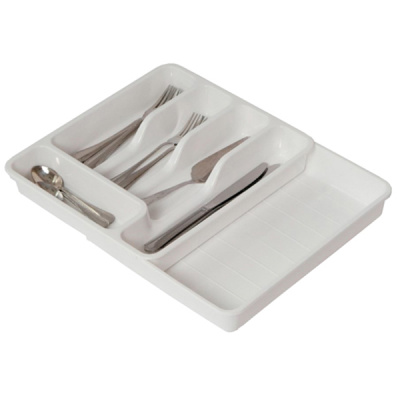 Лоток д/стол приборов раздвижной (белый/белый) (то)