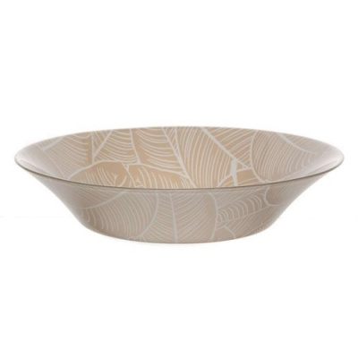 Тарелка глубокая упроч. Ливс беж. 220 мм 2 цв.(рис.41547)