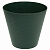 Горшок "ЭКО Конус" D19 со встав. 3,0л малахит