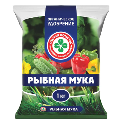 Органическое удобрение "Рыбная мука" Скорая помощь 1 кг