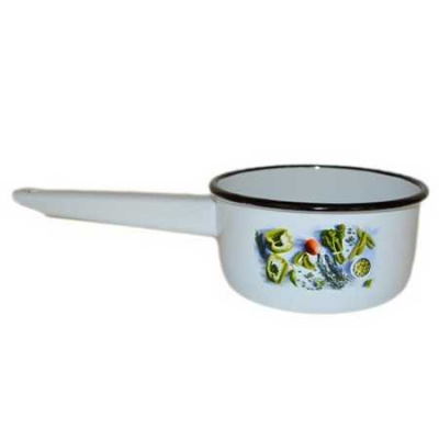 Ковш эмал 1,0л Свежая зелень  ТМ Appetite