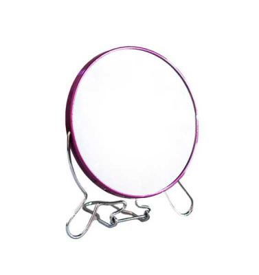 Зеркало металлическое цветное 6"