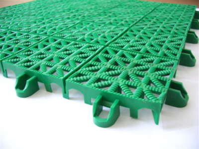 Пластиковое покрытие ERFOLG набор 9пл.34х34см (зел.) (то)