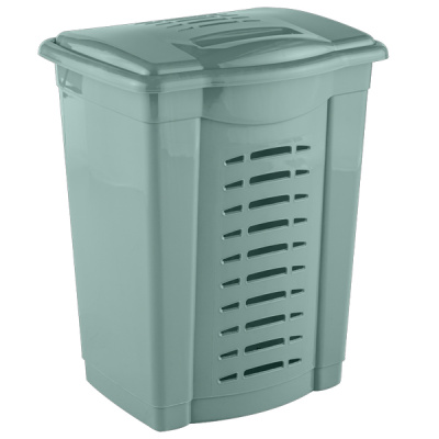 Корзина для белья 420х350х550мм (бледно-бирюзовый)