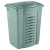 Корзина для белья 420х350х550мм (бледно-бирюзовый) Корзина для белья 420х350х550мм (бледно-бирюзовый)