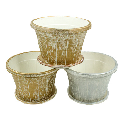 Кашпо для цветов BARREL D23xH16см