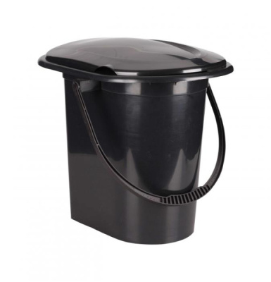 Ведро-туалет 17л "Эконом" (микс) (то)