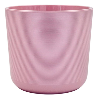 Горшок Лион 5,6л с белой вкладкой Розовая пудра