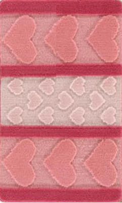 Коврик HURREM из пропилен. 60*100см розовый