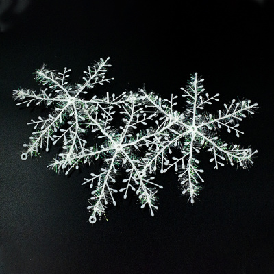 Декоративное украшение  СНЕЖИНКИ 18см*3шт