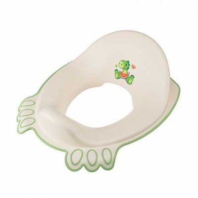Накладка на унитаз детская с декором (салатовый)