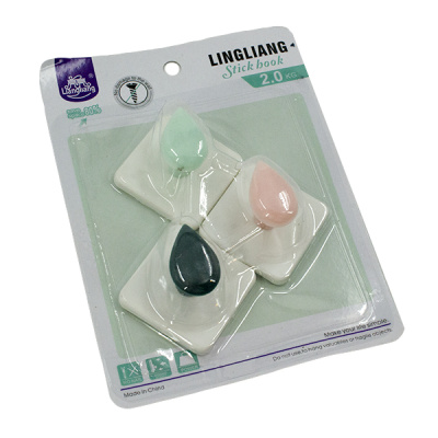 Крючки фигурные 3шт (пластик)