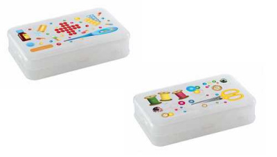 Коробка для мелочей с декором 225х135х53 ММ (бесцветный)