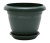 Горшок "Фестона", D25, с поддоном 4,6л зеленый (то) Горшок "Фестона", D25, с поддоном 4,6л зеленый (то)