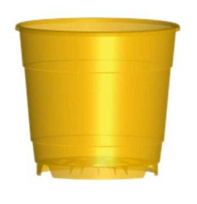 Горшок "Орхидея", D12, без поддона 0,75л янтарный (то)