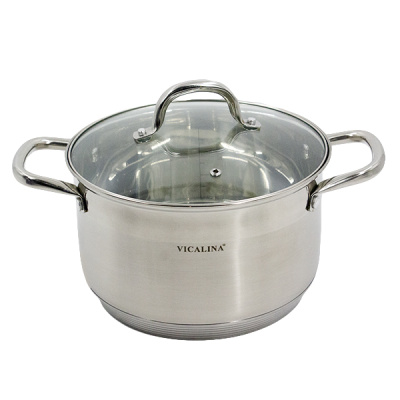 Кастрюля 3,6л d-20см (нерж сталь)