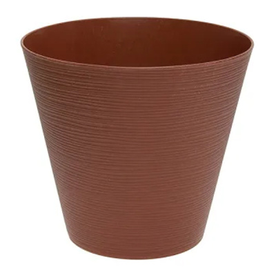 Горшок "ЭКО Конус" D19 со встав. 3,0л гранит