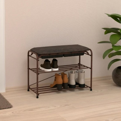 Подставка для обуви Альфа 23 с сиденьем 