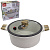 Кастрюля Ø-28см h-14см, со стеклянной крышкой 