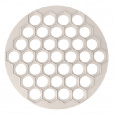Пельменница, 37 ЯЧЕЕК 245мм (Светло-бежевый) (то)