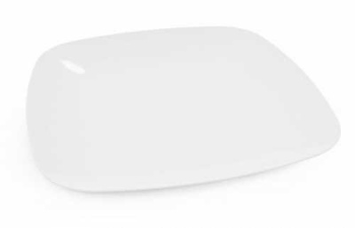 Тарелка "Квадро" плоская (белый) (то)