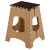 Табурет складной большой (бежевый)