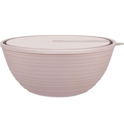 Салатник Cardamom 1,2л  с крышкой латте (то)