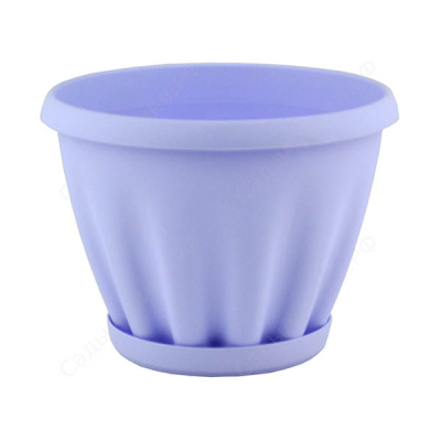 Горшок "Знатный" 6,7л d270мм сиреневый